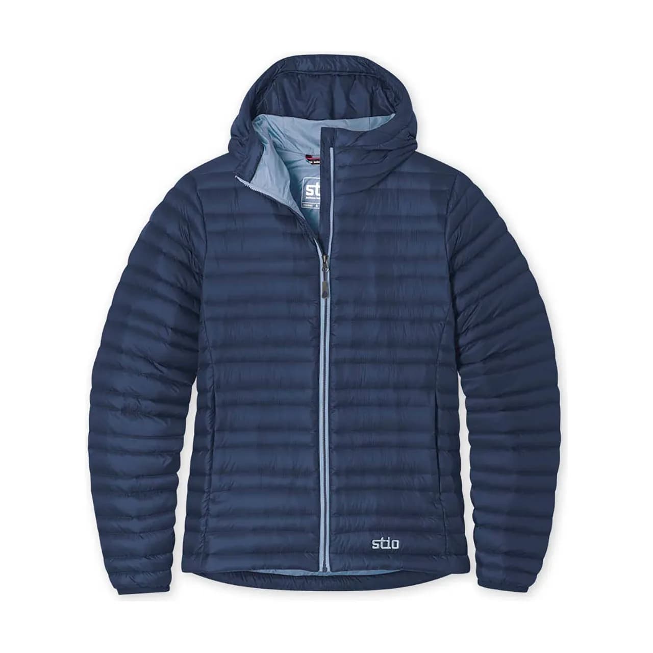 STIO Women's Pinion Down Hooded Jacket FW23-Mountain Shadow