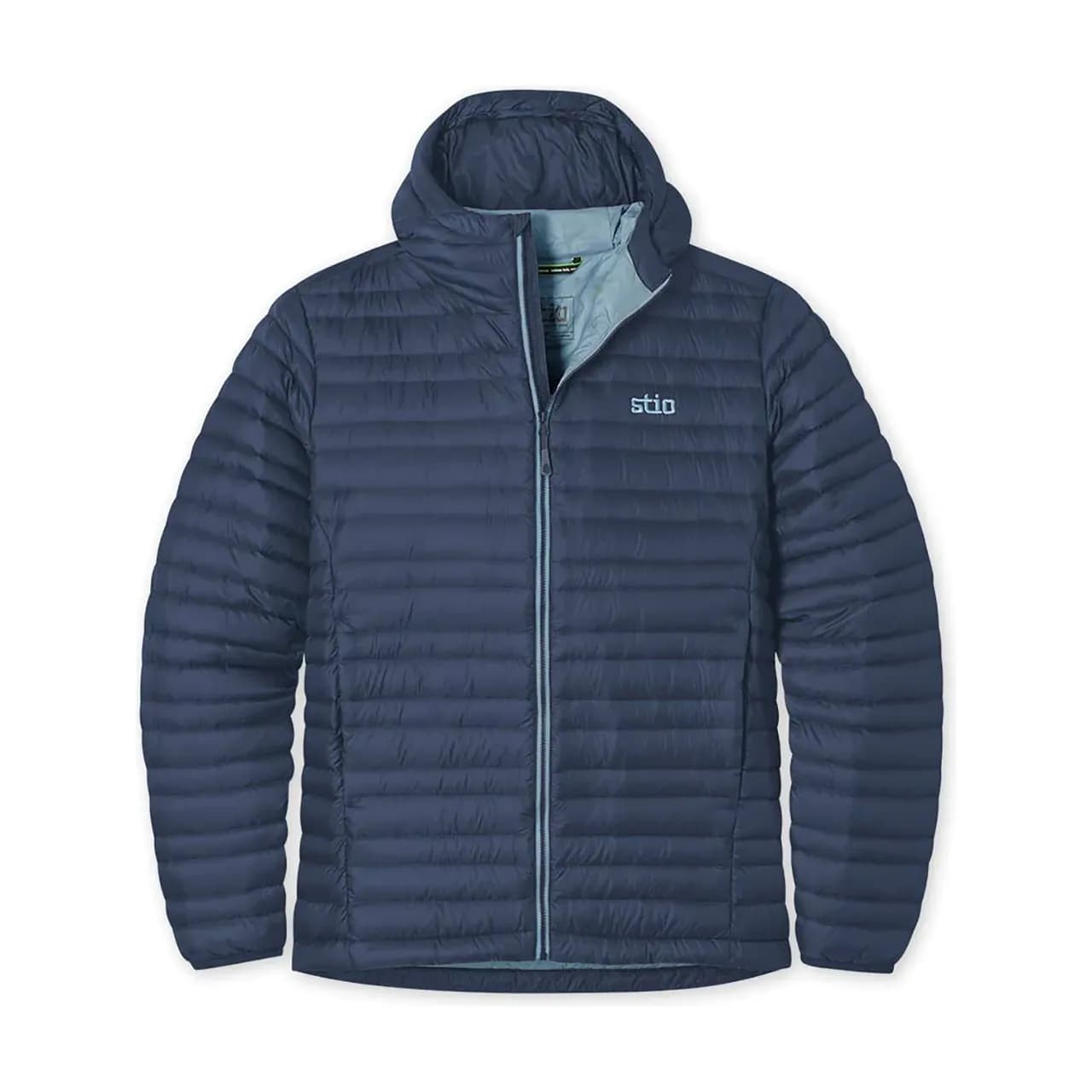 STIO Men's Pinion Down Hooded Jacket FW23-Mountain Shadow