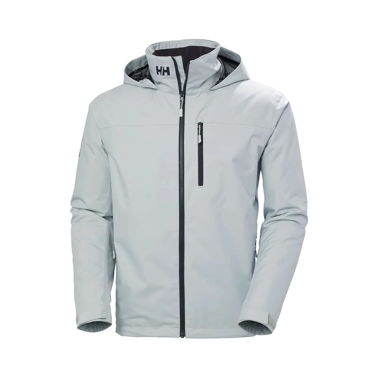 Helly Hansen Men's Grey Fog Crew Hooded Midlayer Jacket 20