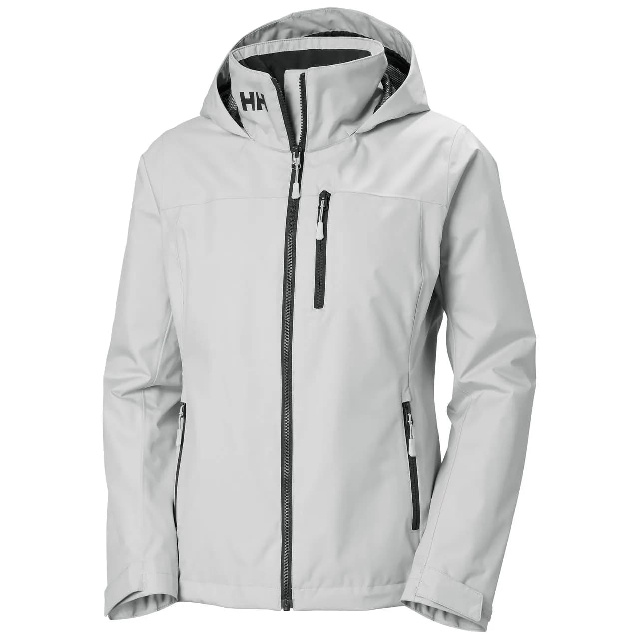 Helly Hansen Women's Grey Fog Crew Hooded Midlayer Jacket 20