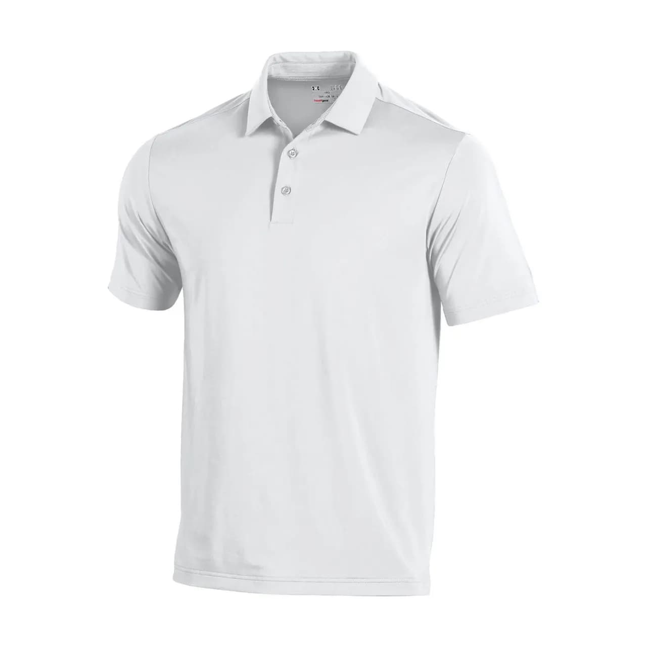 Under Armour Men's T2 Green Polo-White