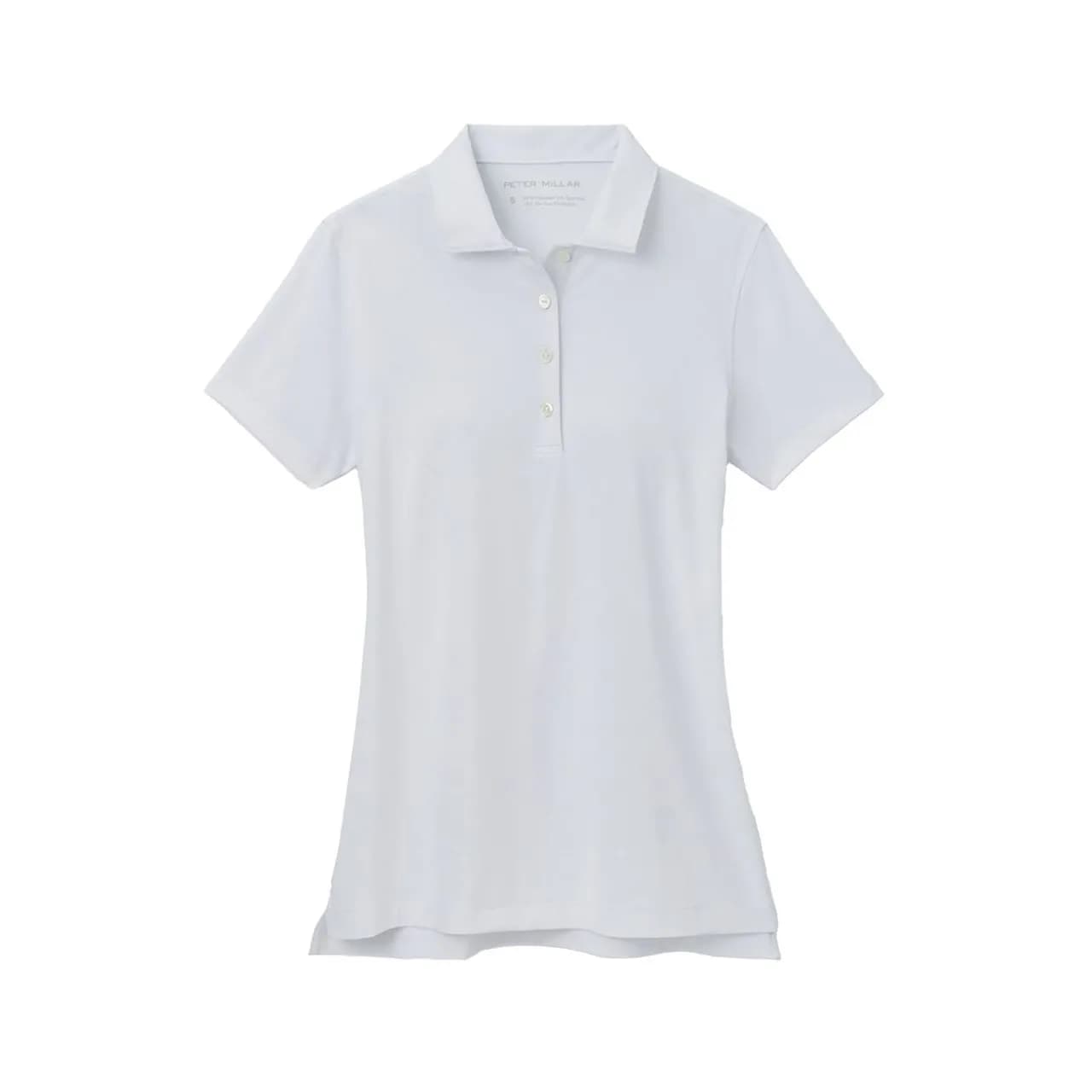 Peter Millar Women's White Button Polo