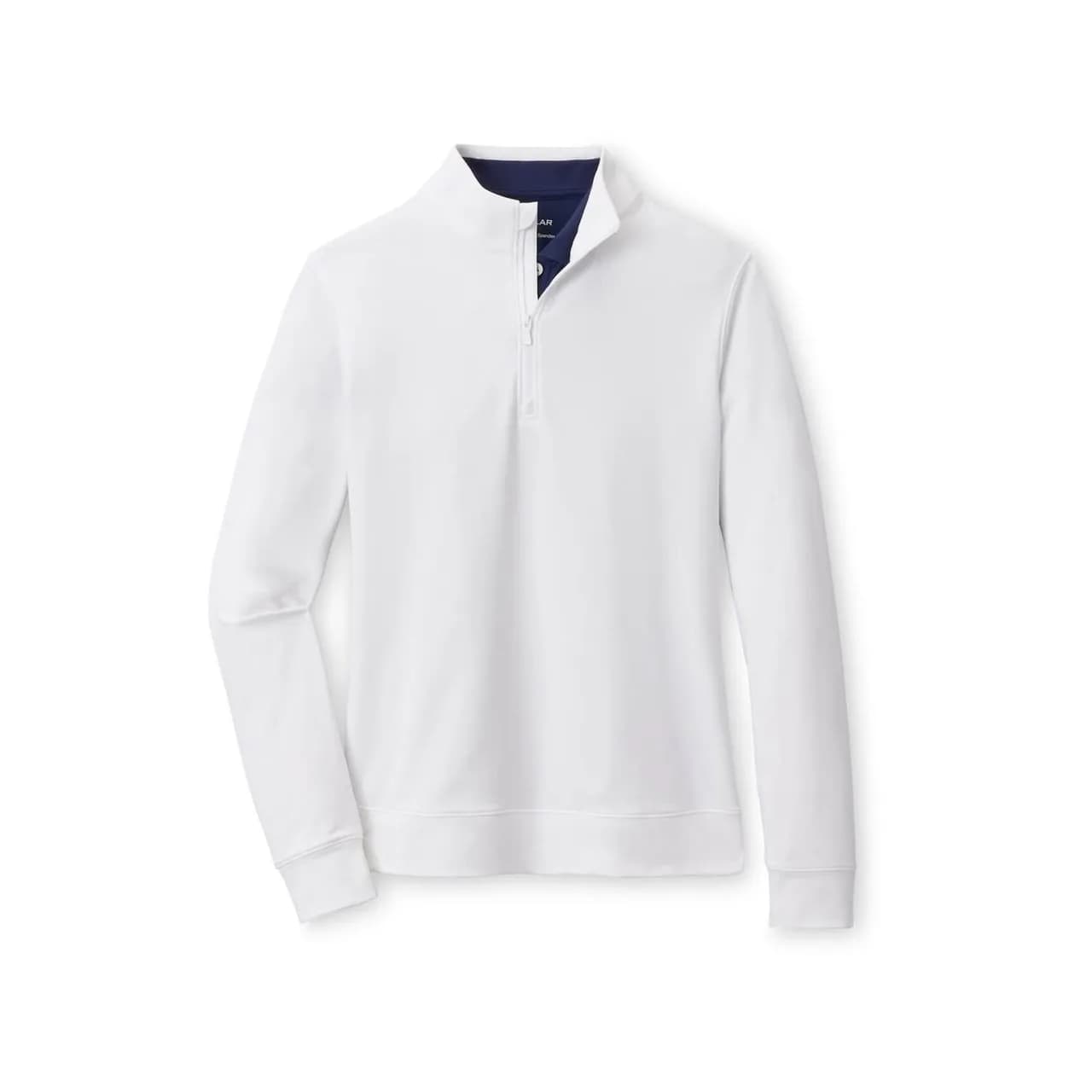 Peter Millar Women's White Perth Performance Quarter-Zip